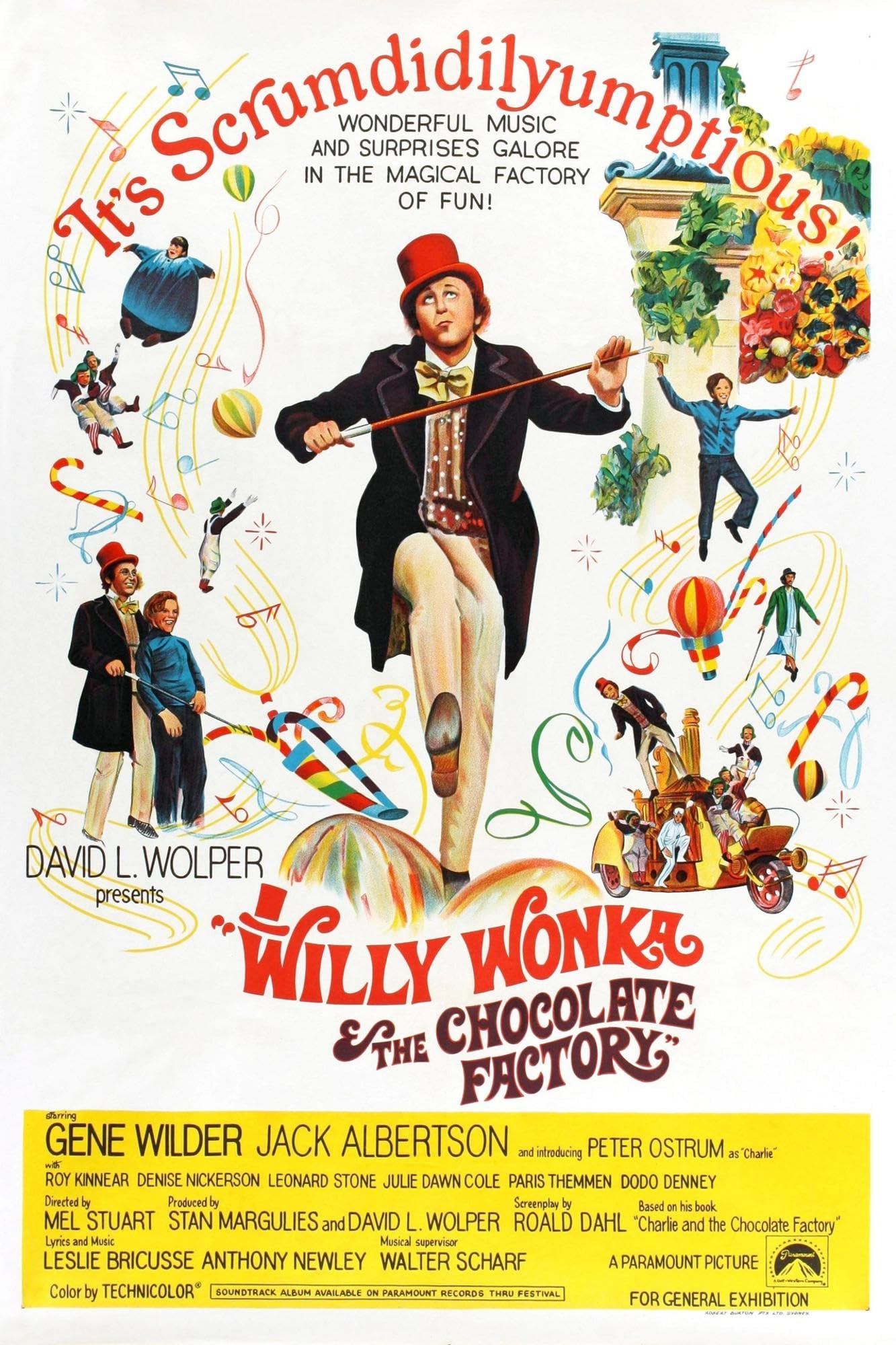 Amazon.com: ART.COM Wall Art Print Willy Wonka and the Chocolate